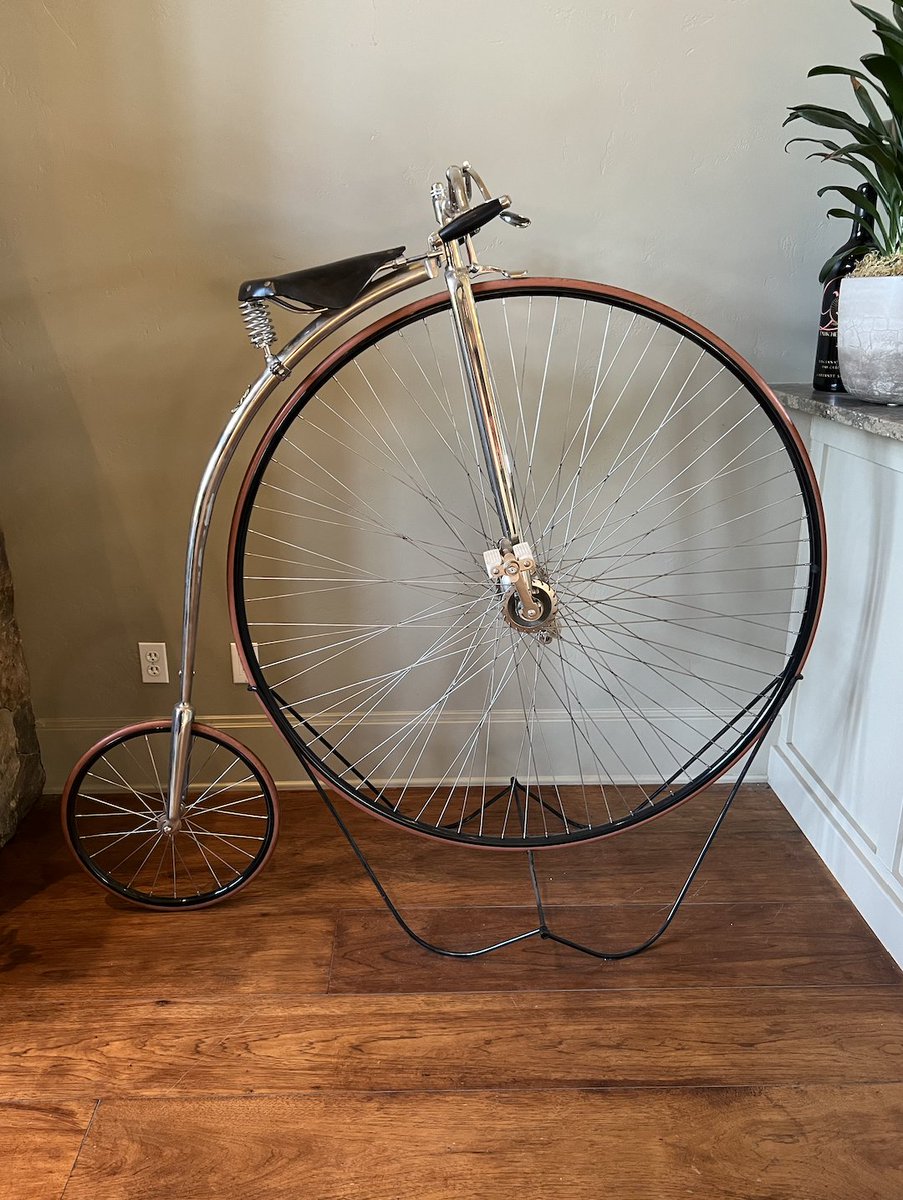 Have you spotted this vintage penny-farthing #bicycle at the winery and on our #wine labels? It's an ode to our proprietor Debra’s love of cycling and a tribute to her father.