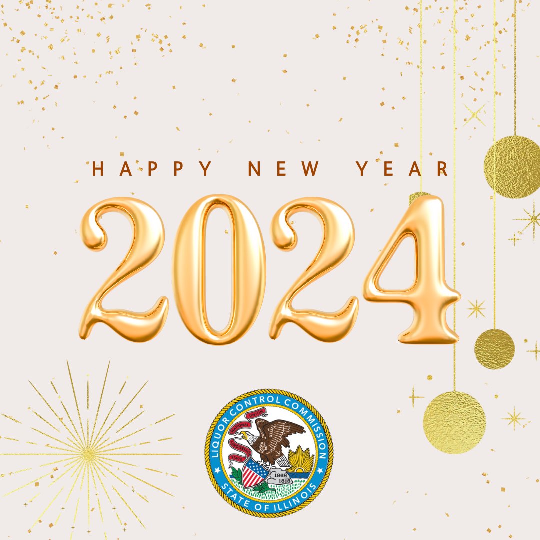 The Illinois Liquor Control Commission wishes you all a happy and safe year. #ILCC #Dryjanuary #cheerstoanotheryear