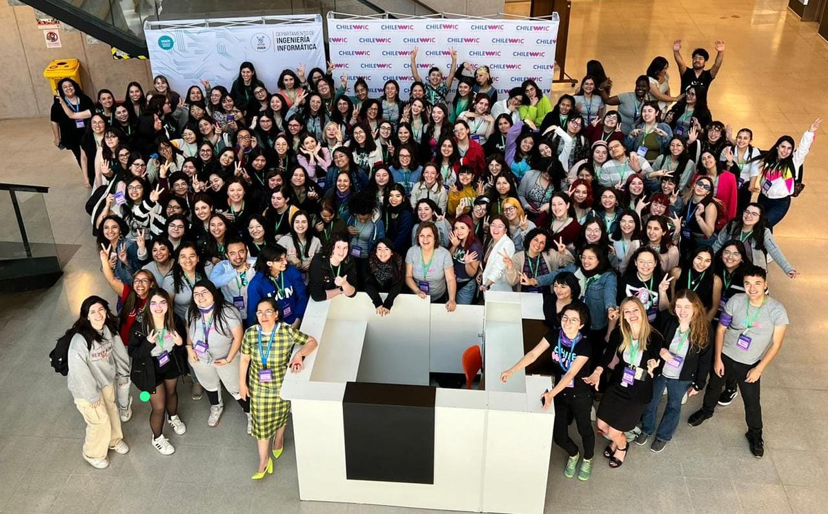 Claudia López Moncada (@claulopez) on Twitter photo Terminando el XI encuentro de mujeres en computación <a href="/ChileWic/">Women in Computing</a>. Cada vez somos más!!! 💜💜💜 <a href="/IMFDChile/">Fundamentos de los Datos</a> <a href="/cen_ia/">CENIA - Centro Nacional de Inteligencia Artificial</a> Terminando el XI encuentro de mujeres en computación <a href="/ChileWic/">Women in Computing</a>. Cada vez somos más!!! 💜💜💜 <a href="/IMFDChile/">Fundamentos de los Datos</a> <a href="/cen_ia/">CENIA - Centro Nacional de Inteligencia Artificial</a>