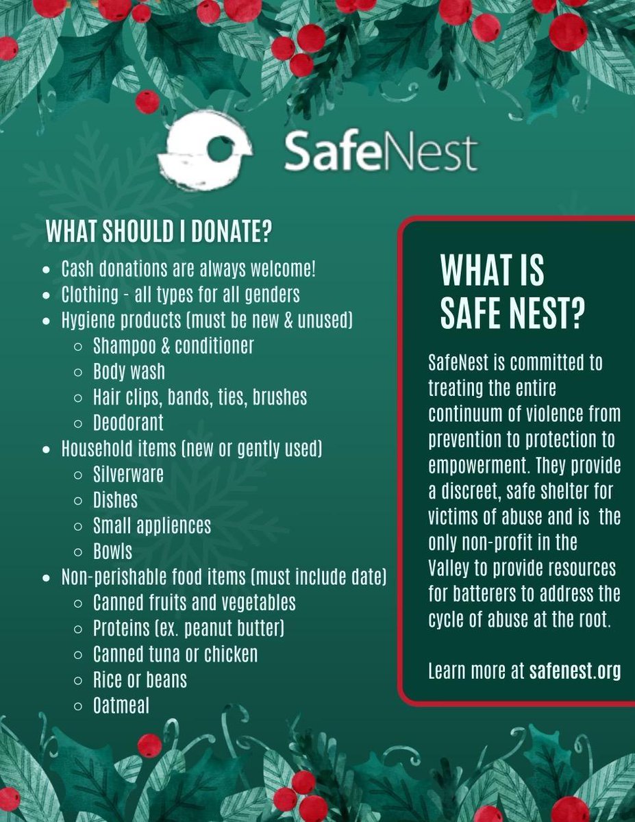 Join SafeNest at a unique donation event.