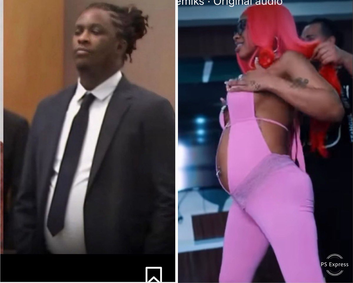 texaslyfe's tweet photo. Hmm 🧐😂 @SexyyRed314_ @youngthug 

#HipHop 
#thugga 
#sexyy https://t.co/TkQDFiYpoU