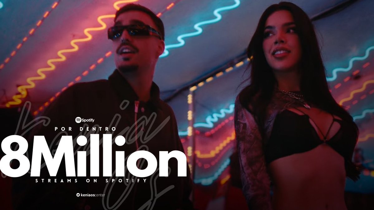 KeniaOsCenter's tweet photo. “Por Dentro” de Rels B &amp; @KeniaOs ha superado los 8 MILLONES de streams en Spotify. Es su canción MÁS rápida en lograrlo. https://t.co/IyzuT6Xwxr