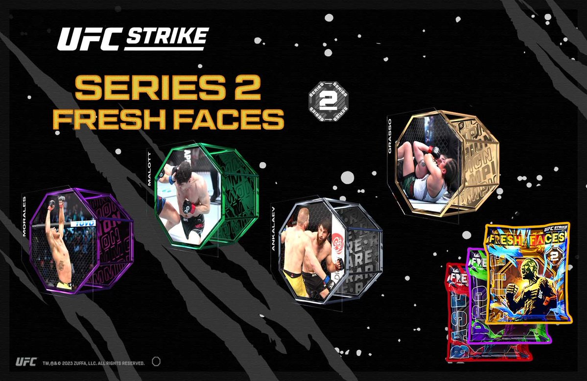 Ready to score big with UFC Strike Series 2 Fresh Face packs? Here's your shot 🙌

To enter:
1️⃣ Follow <a href="/evaluatexyz/">evaluate</a> + <a href="/UFCStrike/">UFC Strike</a> 
2️⃣ Like + Retweet 
3️⃣ Drop your UFC Strike username in the comments

5 winners will be announced in 48 hours. Good luck ✨