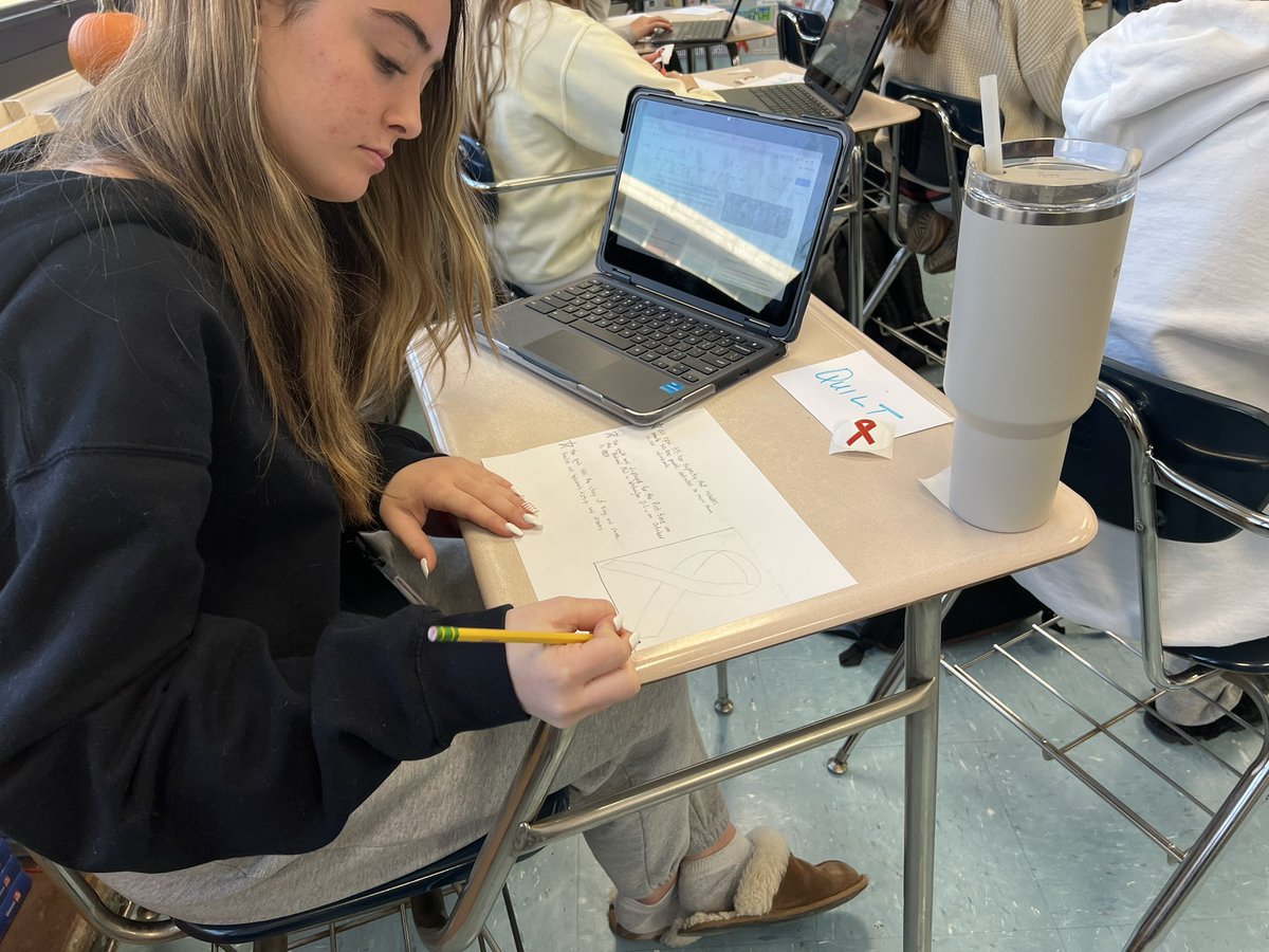 AmesChiefs's tweet photo. In commemoration of World AIDS Day, students in Mrs. Baldinger’s Health class  created PSA posters which focused on the facts and myths about the disease. https://t.co/HOoenrRgdV