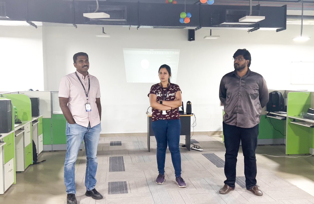 vtgindia's tweet image. 🌟A vibrant day at #VirtualTechGurus! 🎉Honored achievements, welcomed new members, and shared heartwarming moments. From #FunFriday to the #DCDAward ceremony, it was unforgettable! Stay tuned for more glimpses of our team&apos;s unity. Join our #VTGFamily: bit.ly/49ZQIMG