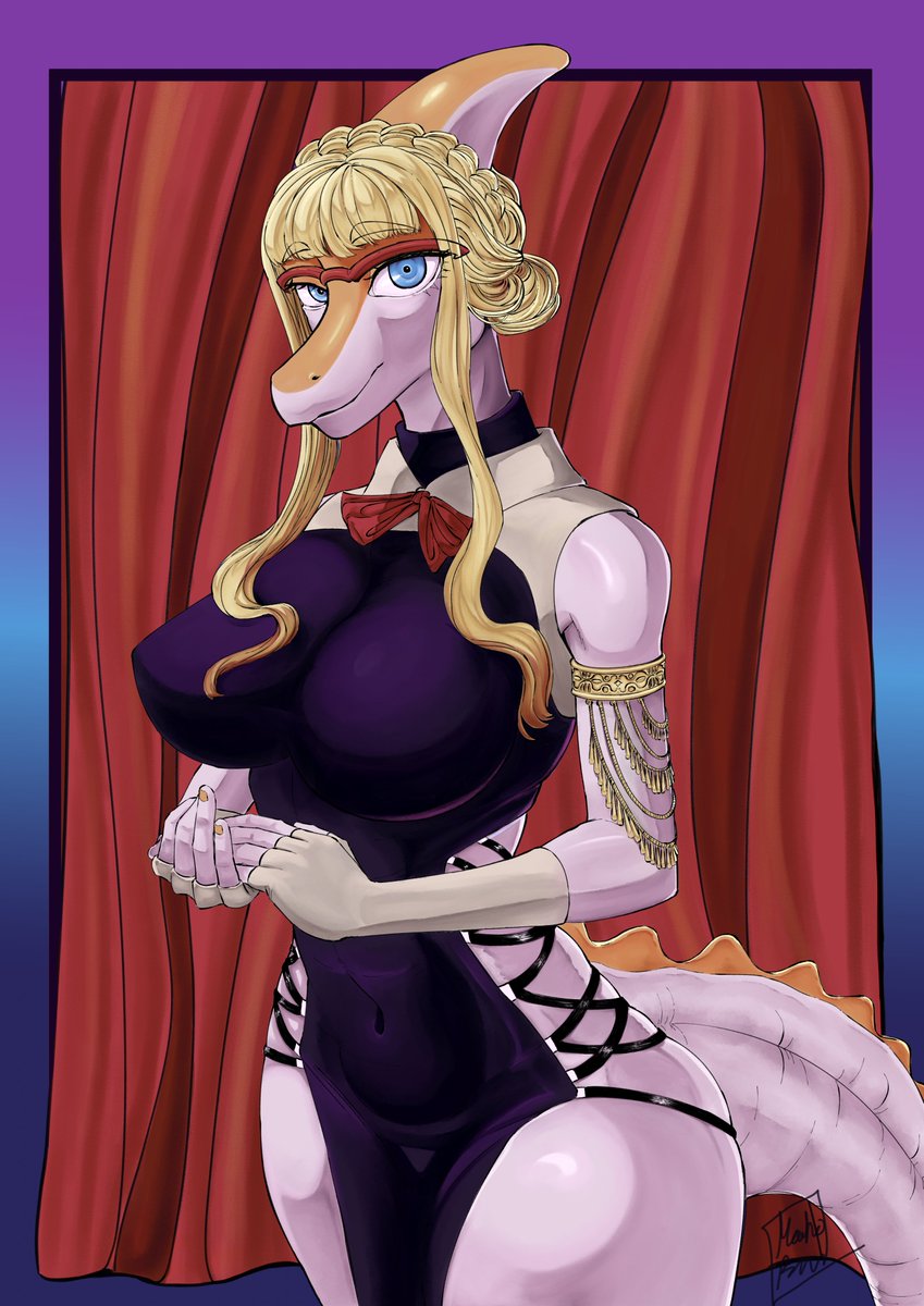 ArMak0's tweet photo. Naomi's new dress

#Snootgame #Snootgameart #GoodbyeVolcanoHigh #naomi https://t.co/stVzDJts7w