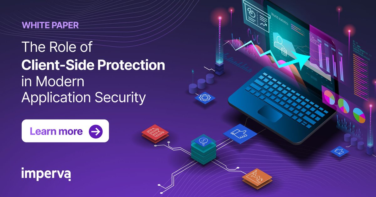 Mark_Hellyer's tweet image. On average, 66% of #JavaScript loaded on end-users’ browsers is from a third-party.

Learn what security risks this presents and how to mitigate client-side attacks in this @Imperva guide. 👉 okt.to/kqnEGT

#ClientSide #Cybersecurity #TeamImperva