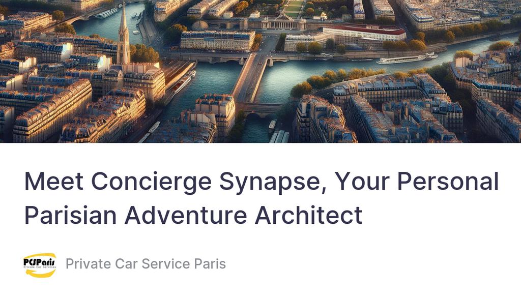 PrivateCarParis's tweet image. Free Paris Travel Guide: Experience the Best with Concierge Synapse, Your Expert City Assistant
▸ lttr.ai/AKyvy

#FreeTravelGuide #DreamParisJourney #ExploreParis #FreeConcierge #ExpertPlanning #HiddenGems #ExclusiveDining #PersonalizedService #DayTrips