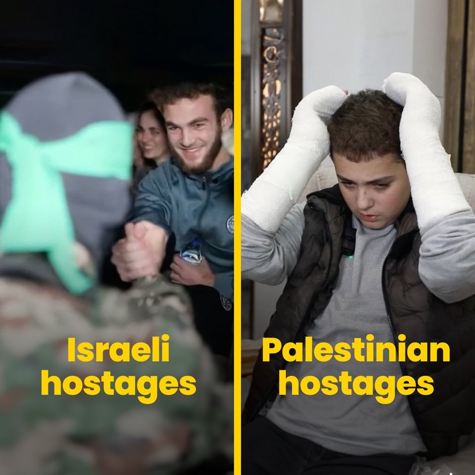 🚨🇮🇱 Only one side treats hostages as humans.