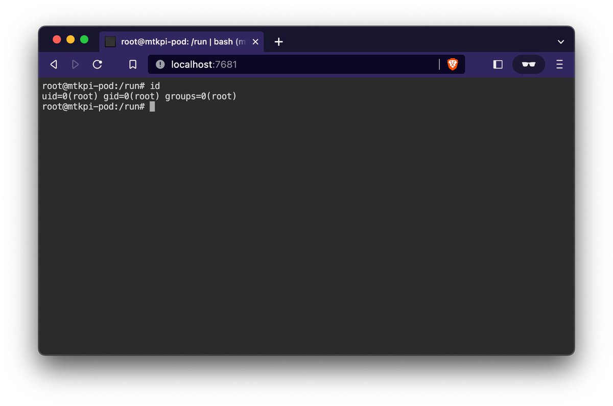 Kubesploit tweet media