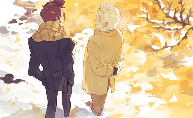 「multiple boys yellow scarf」 illustration images(Latest)