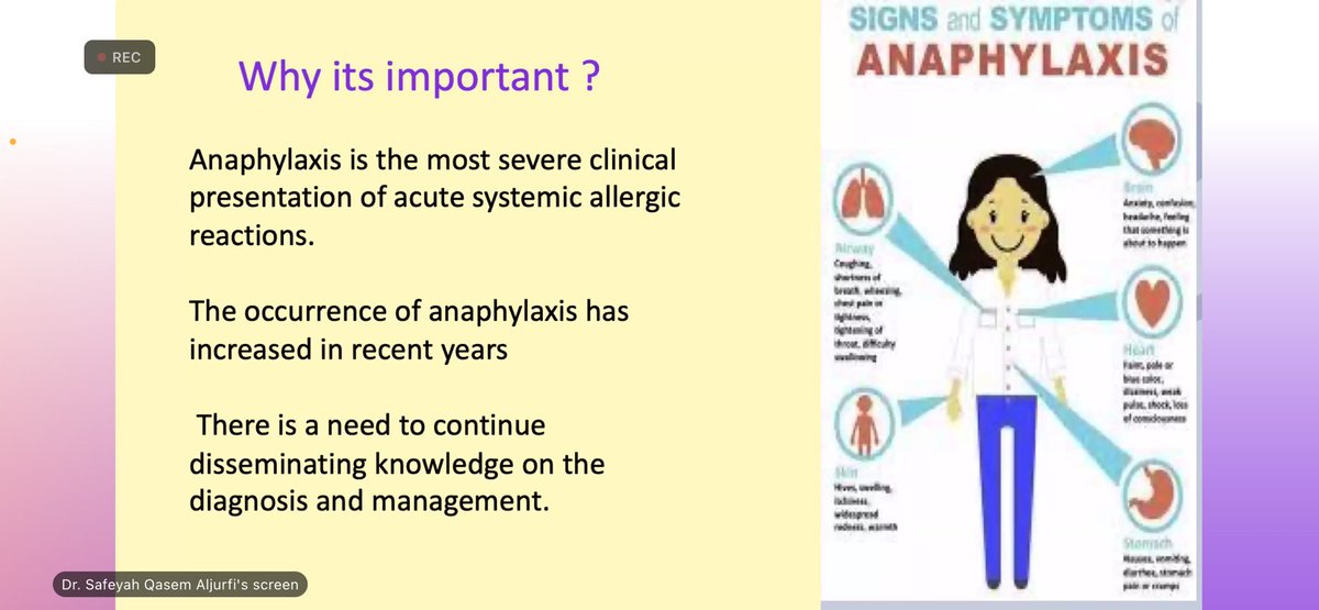 Virtual Medical Academy (@medical_vma) on Twitter photo 🔹نلقاكم الان مع د. صفية الحرفي
وحديث عن موضوع | Prevention of Anaphylaxis
#VIPCo_VMA 🔹نلقاكم الان مع د. صفية الحرفي
وحديث عن موضوع | Prevention of Anaphylaxis
#VIPCo_VMA