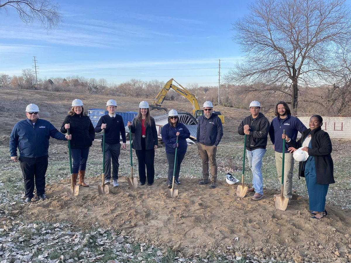 excel_dg's tweet photo. Excel &amp; partners celebrated the groundbreaking of Cardinal Commons I, an affordable senior housing development in Bellevue, NE. The project consists of 18 duplexes (36 units) and a community building and is a direct response to the 2019 floods where Bellevue lost over 200+ homes https://t.co/KATl0msyz2