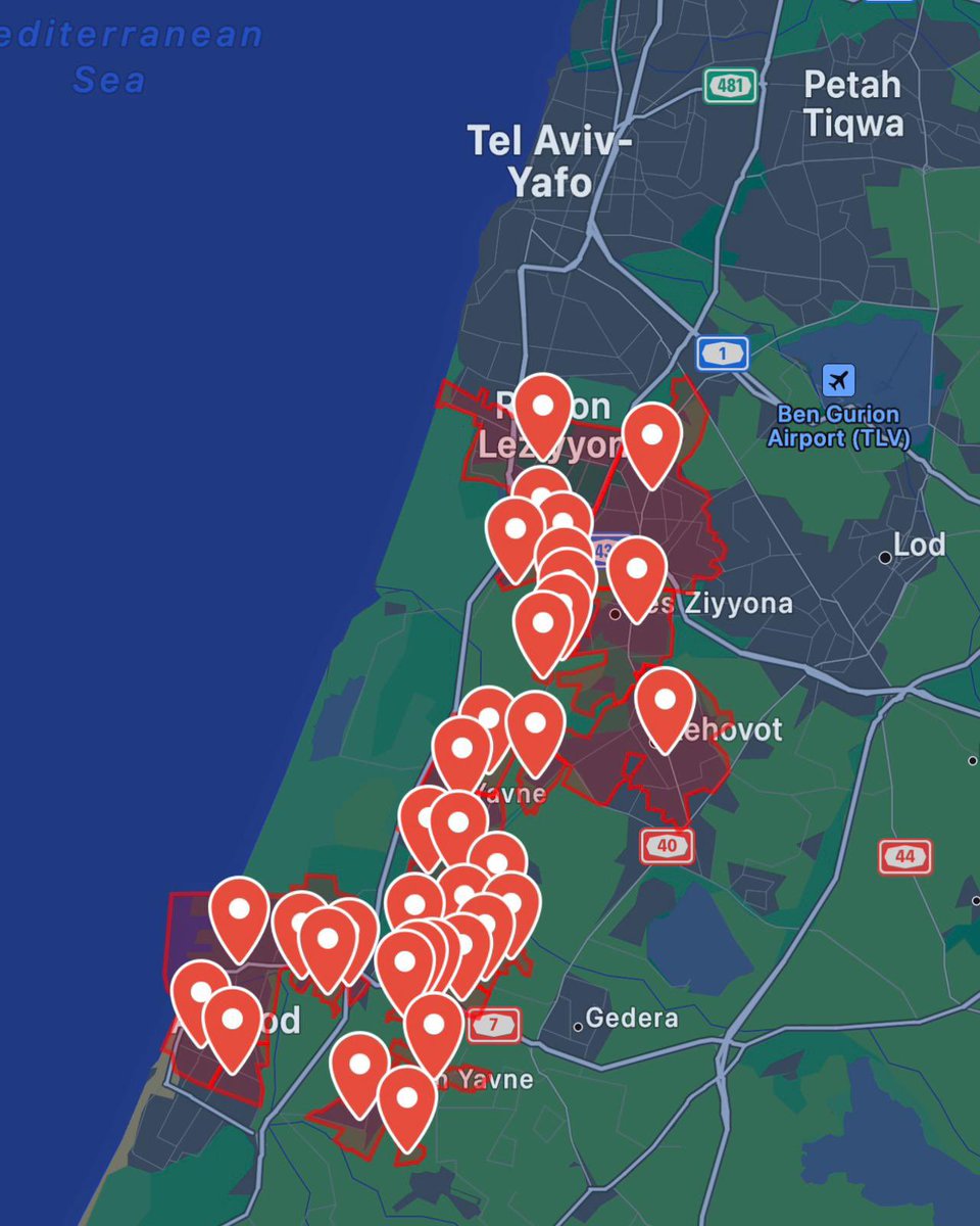 🚨Sirens sounding in central and southern Israel🚨