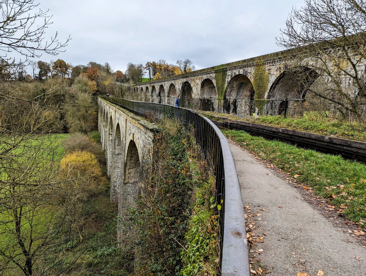 The Llangollen canal viaduct and tunnel near Chirk in Autumn.  The Chirk tunnel is unusual in that it has a towpath running through it. It is 460 yards long and was finished in 1801.
#FamilyHistory
#Genealogy
#Ancestry
#LocalHistory
#BAHL
#OnePlaceStudies
#LlangollenCanal
#Canals