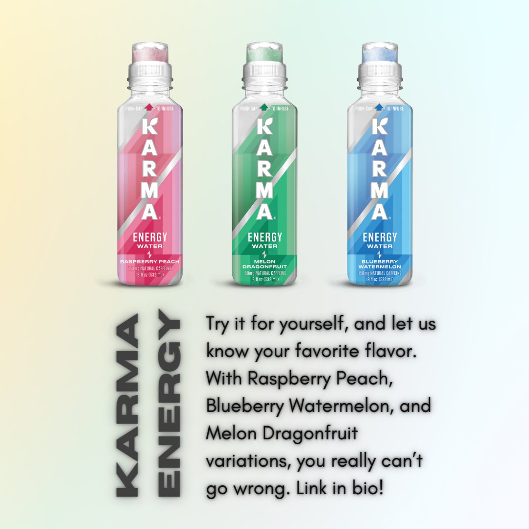 Cognizin/BrainHealth (@cognizin) on Twitter photo Try a bottle of Karma Energy Water by <a href="/drinkkarmawater/">Karma Water</a> and let us know what you think! Link below!
#productivity #focused #workmode #motivation #energy #energized #energyboost #dontbebusybeproductive #productiveday #mood #selfmotivated #success #grind
bit.ly/CognizinCitico… Try a bottle of Karma Energy Water by <a href="/drinkkarmawater/">Karma Water</a> and let us know what you think! Link below!
#productivity #focused #workmode #motivation #energy #energized #energyboost #dontbebusybeproductive #productiveday #mood #selfmotivated #success #grind
bit.ly/CognizinCitico…