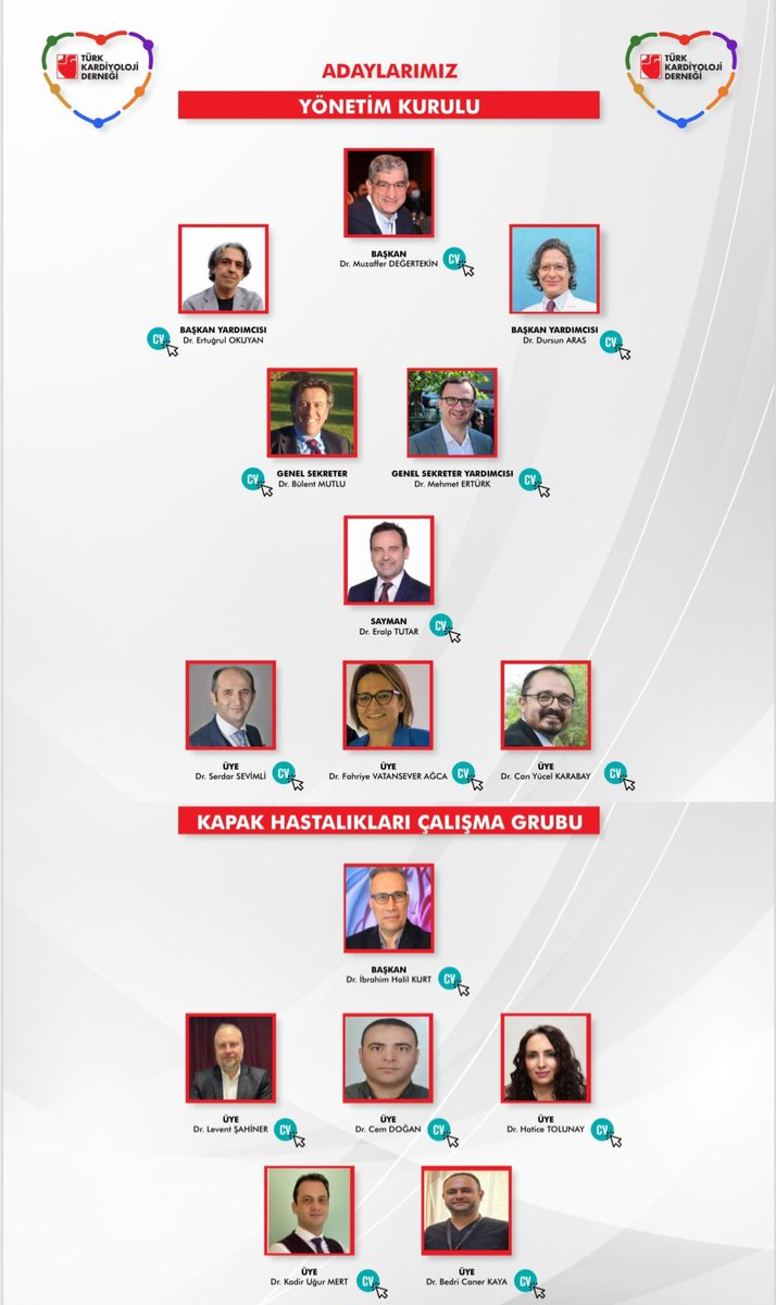 2 Aralık Türk Kardiyoloji Derneği seçimlerinde kıymetli meslektaşlarımızın desteğini bekliyoruz…