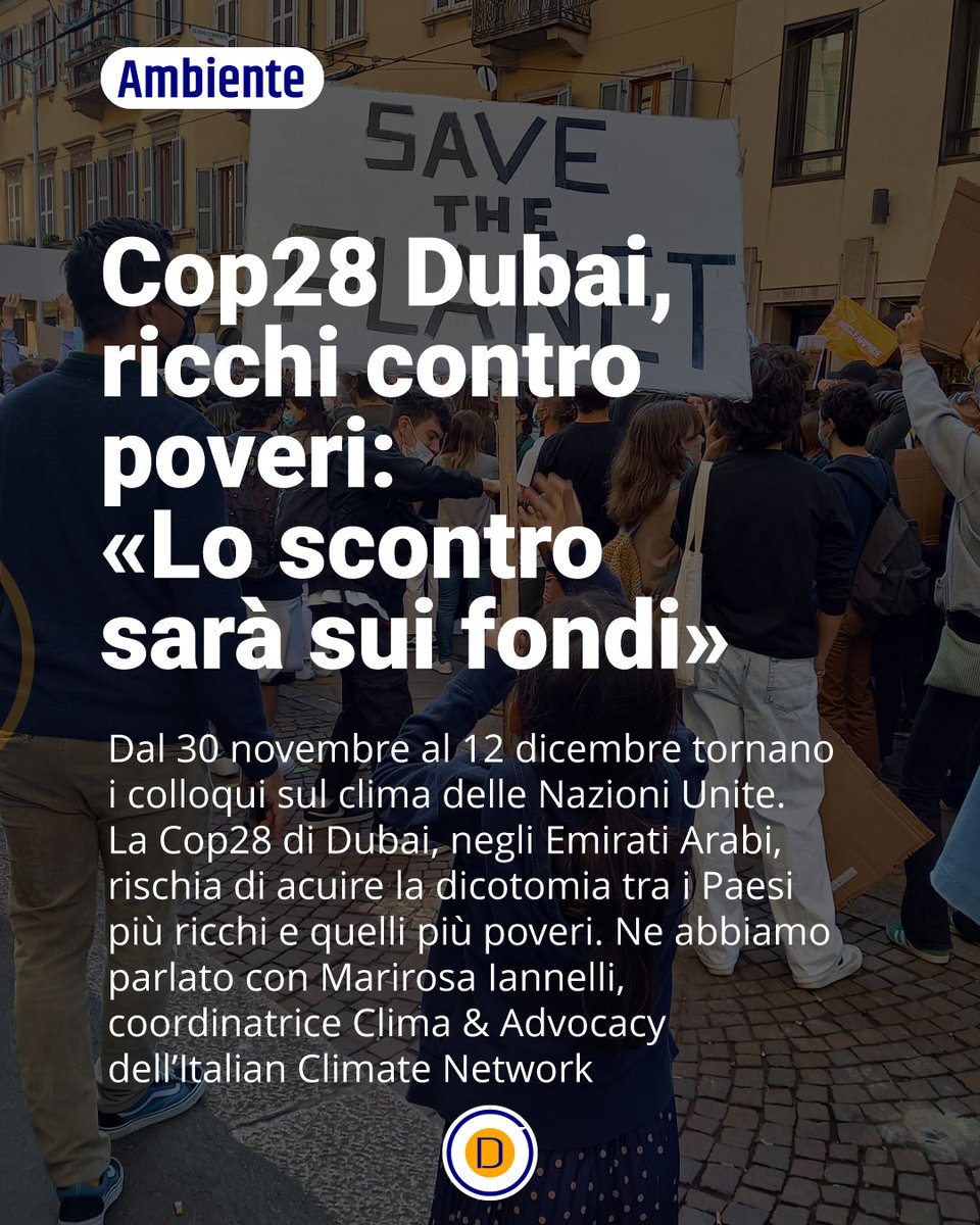 OsservaDiritti's tweet photo. 🌱Cosa dobbiamo aspettarci dalla #COP28, la Conferenza sul #clima dell'Onu di Dubai?
🎤L'abbiamo chiesto a Marirosa Iannelli (@rebetikomou), esperta di cambiamento climatico e transizione ecologica (@watergrabbing @italianclimate)
Di @Eliggia #daleggere 👇
https://t.co/Bh3eFAaaYe https://t.co/26aEQYk0l6