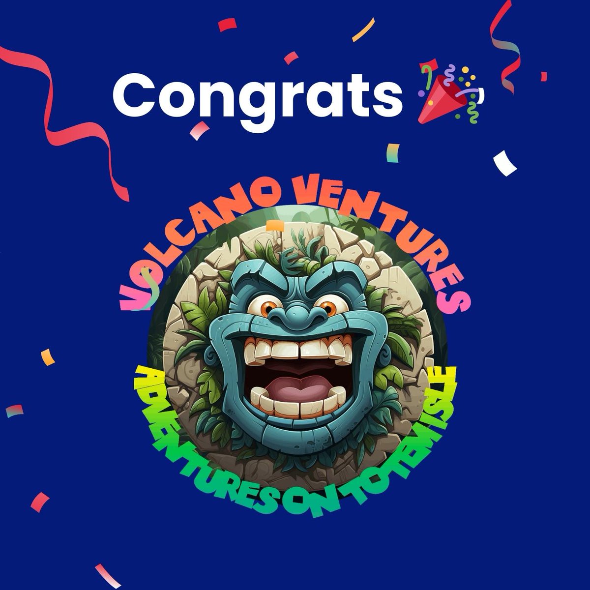 🎉 Congrats to Tinuz for a volcanic victory with "Volcano Venture: Adventure on Totem Isle" in Round 7 of #SlingShotDAO! 

🌋 Erupting with 62% of the votes and a massive 25.16M power, this idea is set to bring fiery fun to #Roblox. Cheers to $2,000 &amp; 250k Gems in the bag! 🔥

💎