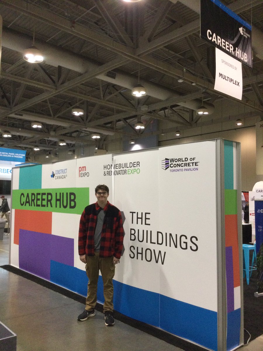mjrichardson_to's tweet photo. Took our son to #BuildingsShow 2023 at the convention centre - to learn more about different #SkilledTrades apprenticeship and employment opportunities in Toronto as he wraps-up his “Construction Techniques” courses at @GBCollege… 👷‍♂️🛠🧱🏗 https://t.co/n8jgPorOhm