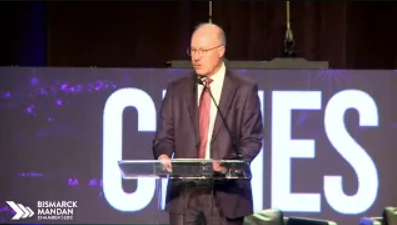 BismarckNDGov's tweet photo. Bismarck Mayor Mike Schmitz presented his 2023 State of the City Address on Nov. 14 at the Bismarck Event Center during the Bismarck Mandan Chamber EDC State of the Cities. To view the address and panel discussion please visit https://t.co/nUv9We5DAc or https://t.co/ff2d6ATizV. https://t.co/iyrKUcAES7