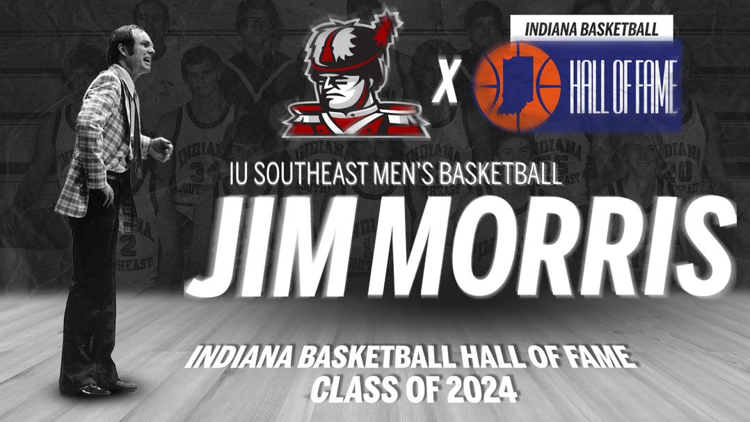 We couldn’t be more happy about this announcement from earlier this week! 

Jim Morris, the first athletic director at Indiana University Southeast and men's basketball coach from 1975-1999, will be inducted into the Indiana Basketball Hall of Fame Men's Induction Class of 2024.