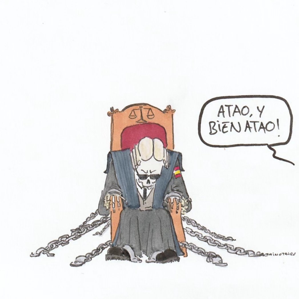 Albert_SFR's tweet photo. Com va dir el caudillo, "atado, y bien atado"
#NINOTAIRE
#jutges #justiciaespanyola #tribunals #franquistes #FRANCO #espanya #XUSMICIA #ejpanyistan #FATXES #escreuenelsreisdelmambo https://t.co/jdytMUeuTX