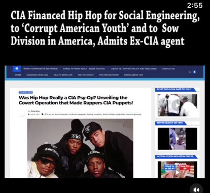 CIA Financed Hip Hop for Social Engineering (Video) | Independent Film ...
