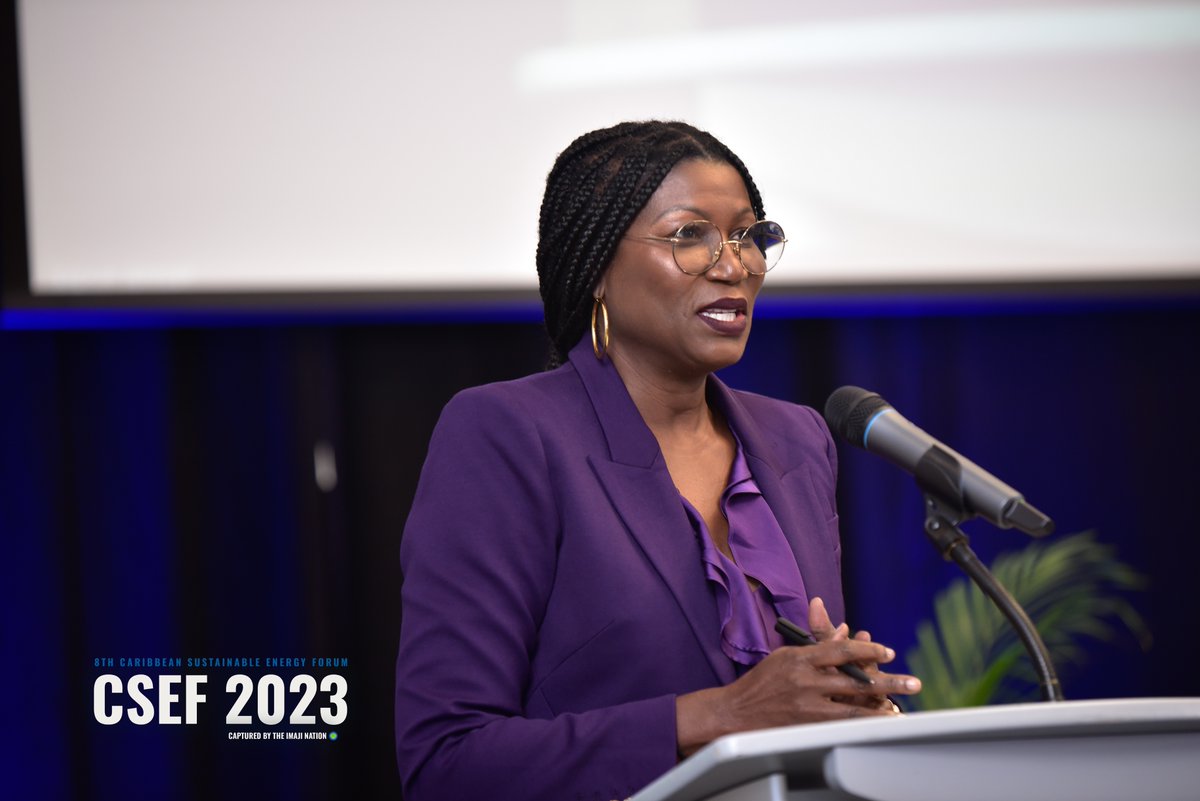 pamproverbs's tweet photo. Still on the energy train.  This time in Jamaica at the Caribbean Sustainable Energy Forum (CSEF 8) where I played host of the event for the @CCREEE.  Catch some of the opening ceremony at this link  https://t.co/MJ5JyGIGez. #CEM2023 #energy https://t.co/KKZq43vBYP