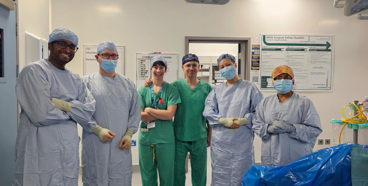 St George's Urology (@georgesurology) on Twitter photo Proud to be part of <a href="/VELRAD1/">VELRAD</a>. <a href="/BE_Ayres/">Ben Ayres</a> performing our 1st #VEIL randomised minimally invasive groin node dissection. Great to offer minimally invasive along-side organ sparing surgery for our #penilecancer pts. Next --> 🤖
<a href="/sylviayan_/">Sylvia Yan</a> <a href="/Issarami/">Rami Issa</a> <a href="/HolsUroLols/">Holly Ni Raghallaigh</a> <a href="/DenosshanSri/">Denosshan Sri</a> Proud to be part of <a href="/VELRAD1/">VELRAD</a>. <a href="/BE_Ayres/">Ben Ayres</a> performing our 1st #VEIL randomised minimally invasive groin node dissection. Great to offer minimally invasive along-side organ sparing surgery for our #penilecancer pts. Next --> 🤖
<a href="/sylviayan_/">Sylvia Yan</a> <a href="/Issarami/">Rami Issa</a> <a href="/HolsUroLols/">Holly Ni Raghallaigh</a> <a href="/DenosshanSri/">Denosshan Sri</a>