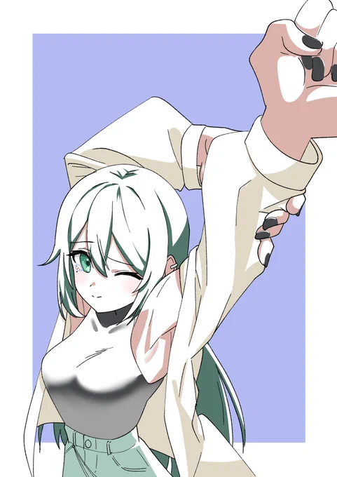 #設慧図よく遊びに行かせていただいているライバーさんを描きました 