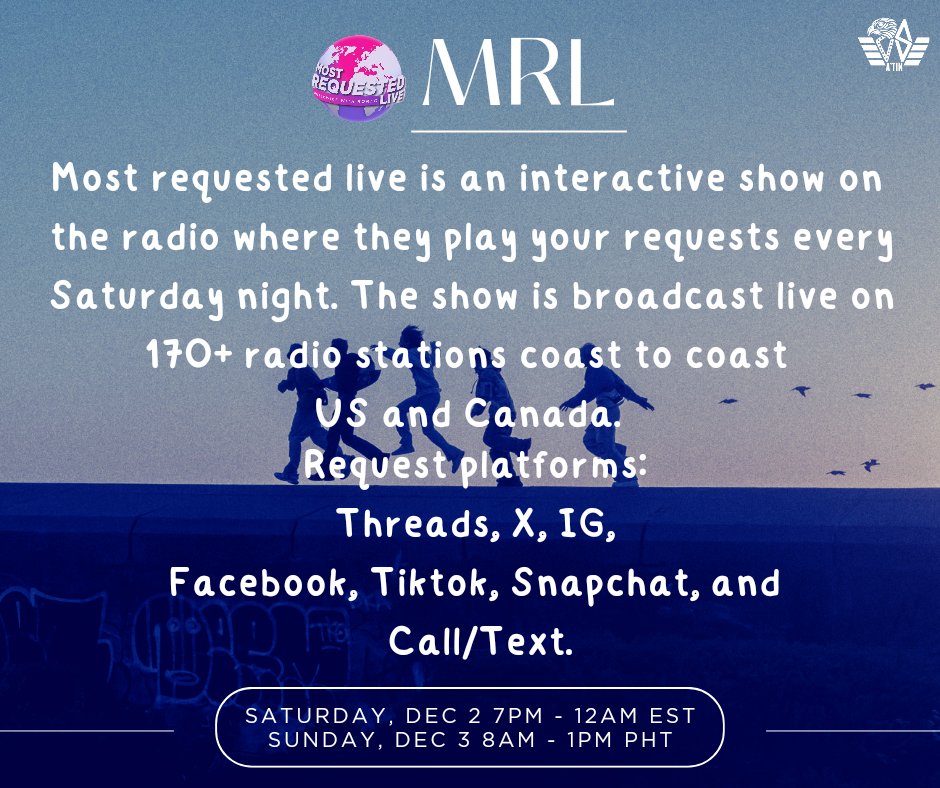 SB19MRL's tweet photo. Hello December! Welcoming the last month of 2023 with a comeback on @MostRequestLive!

Join us tomorrow in requesting #GENTO by #SB19 on #MostRequestedLive. Let's put it back on the chart this week. Looking forward to see your requests, A'TIN, tomorrow!

@SB19Official https://t.co/GSdogkk0hY