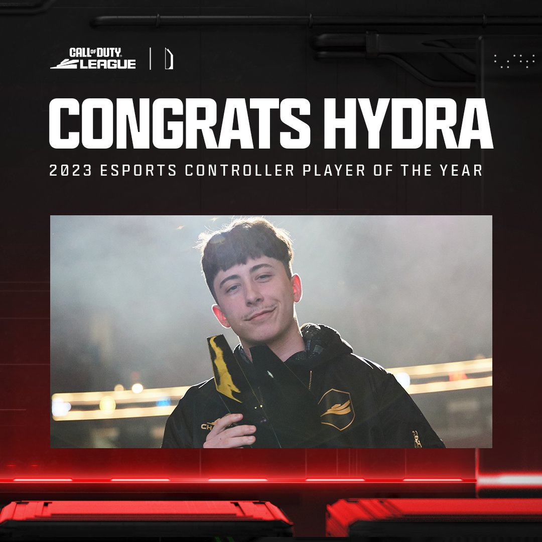 Congratulations to our very own @HyDrAnml on winning the @esportsawards 2023 Controller Player of the Year 🎮🏆