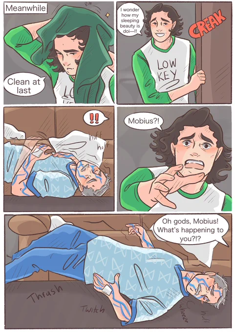 ✨ The battle's inside pt.18 ✨
.
.
Loki realises he's made a fatal mistake…
.
.
.
#loki #LokiS2 #LokiSeason2 #lokius #mobius #mobiusmmobius #mrtesseract #thebattlesinside 