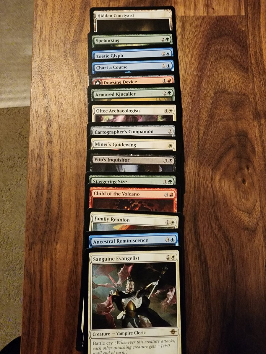 My wife made me a Advent calendar with magic packs inside for Christmas! Love her. Calendar on the left, first pack open on the right.