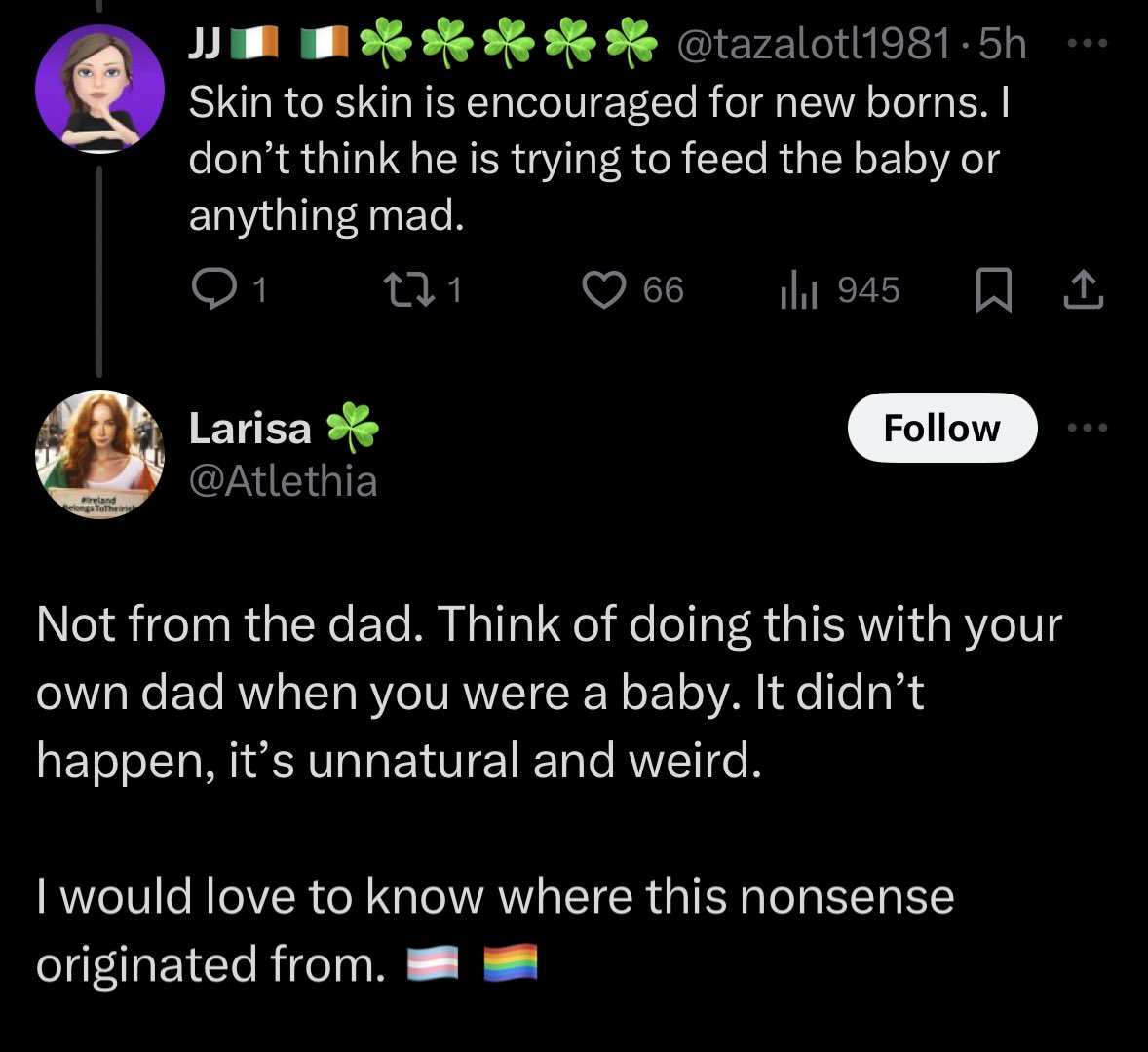 fellas,,,,

is it creepy to be a good father?