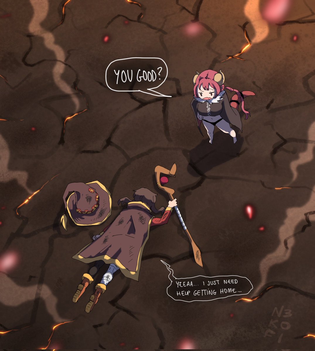 ILULU vs MEGUMIN [Fight Scene] lol . . . #ilulu #Megumin # ...