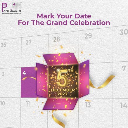 pantomath_group's tweet photo. 10 Years of Contribution…See you on 5th December 2023 #NewIndia #Investments #Equity #Capital #PantomathMeraHumsafar #ProgressWithValues
#PantomathFoundationDay 
@mahavirlunawat @madhu_lunawat 
@PantomathAmc @Get_Investmentz https://t.co/gGUymODmYn
