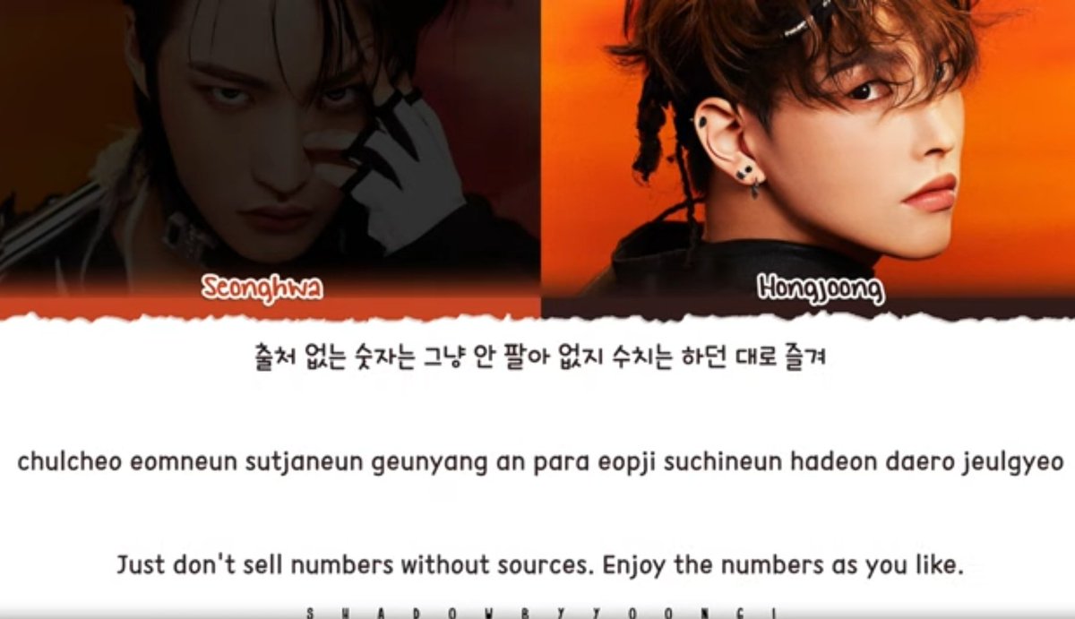 theehongverse's tweet photo. Hongjoong didn't only diss the sasaeng that put a GPS on their van and called them jobless but also the ones who were "selling" their personal info and numbers what a king! https://t.co/Zzj0bJEHgB