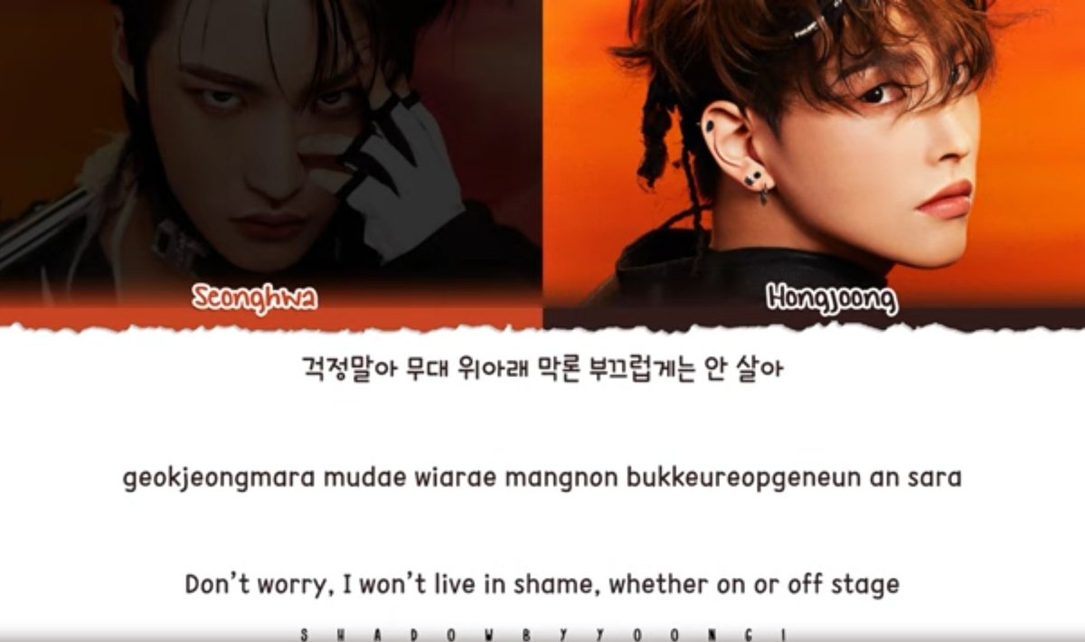 theehongverse's tweet photo. Hongjoong didn't only diss the sasaeng that put a GPS on their van and called them jobless but also the ones who were "selling" their personal info and numbers what a king! https://t.co/Zzj0bJEHgB