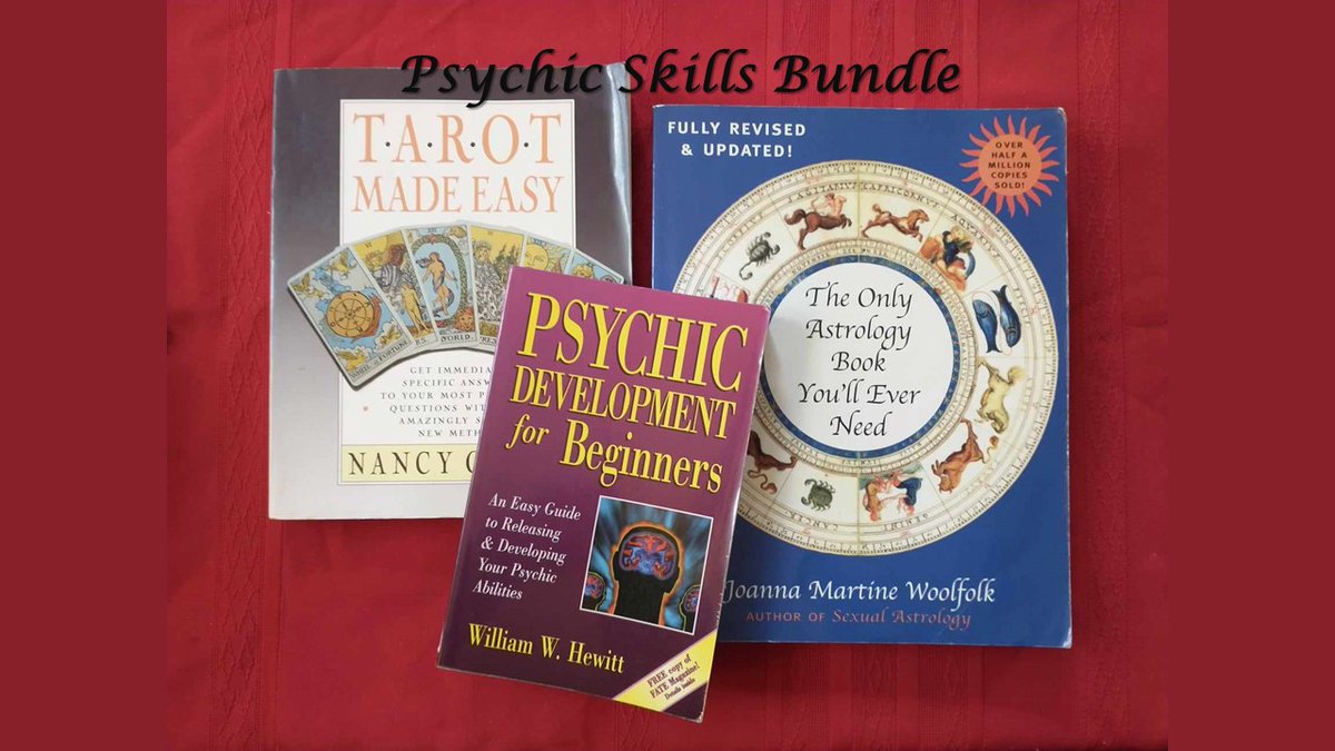 KnoxvilleRose's tweet photo. Check out KnoxvilleRose on Etsy for these bundle deals and works on #witchcraft #occult #vintagebooks #booksforsale #vintageoccult #mysticism #magick #kabbalah #witchcraft #wicca #astrology #zohar #tarot #spells #scottcunningham #dionfortune #books https://t.co/C6AGMVn03g