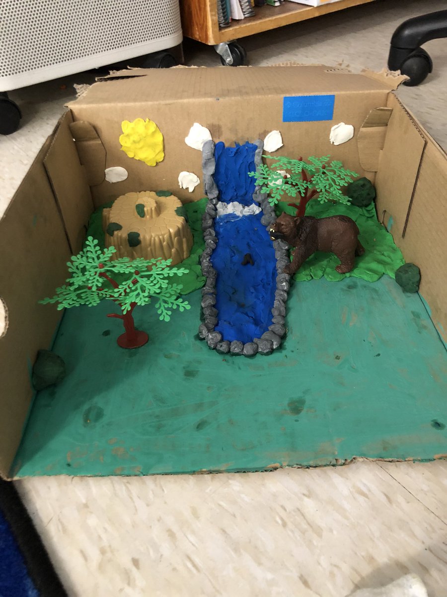 WoodroffeAvePS's tweet photo. Grade 4 students making their learning visible! Sharing with peers about habitats! @OCDSB @Buffone_Pino https://t.co/7pHiDLSeXe