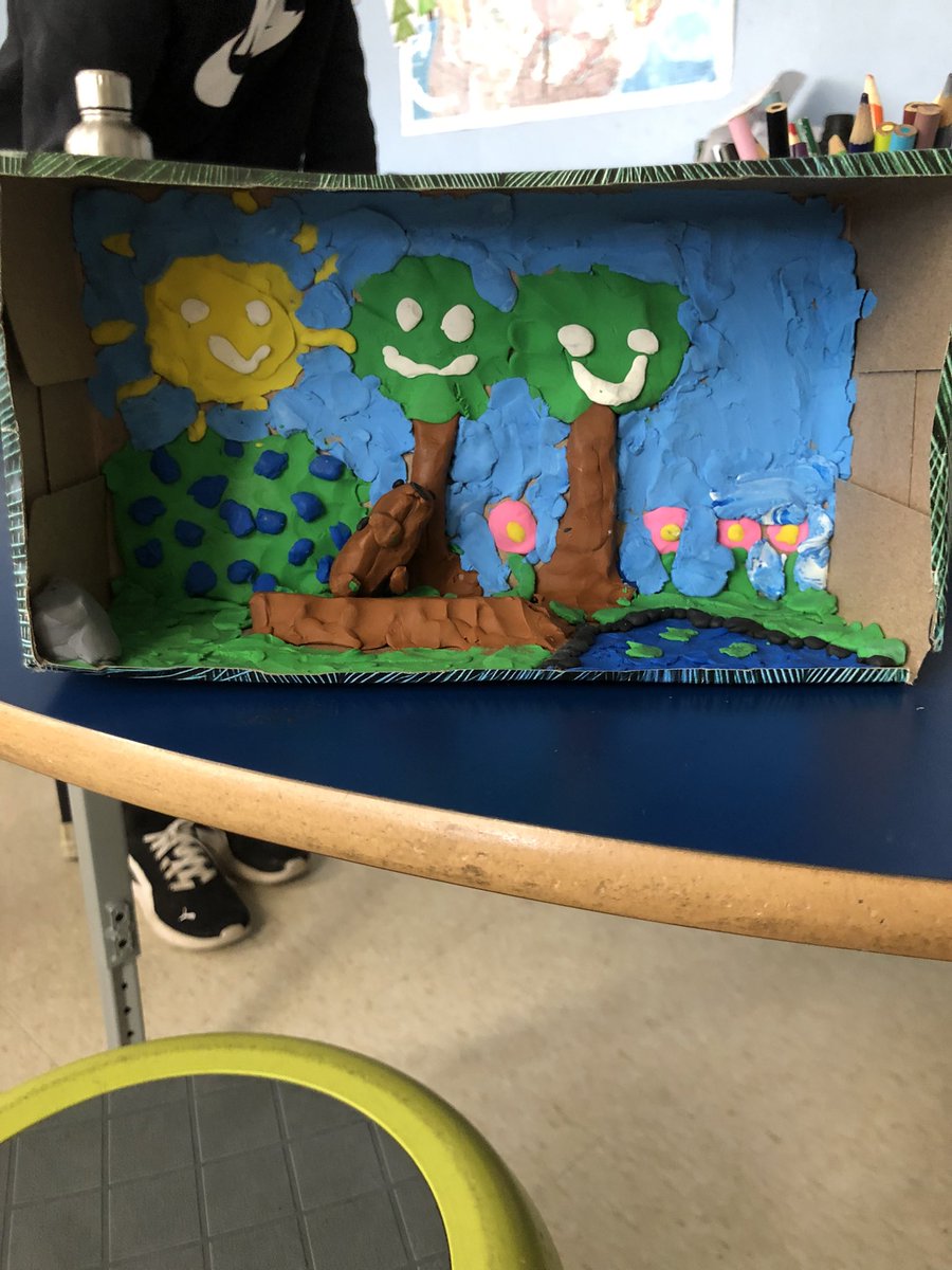WoodroffeAvePS's tweet photo. Grade 4 students making their learning visible! Sharing with peers about habitats! @OCDSB @Buffone_Pino https://t.co/7pHiDLSeXe