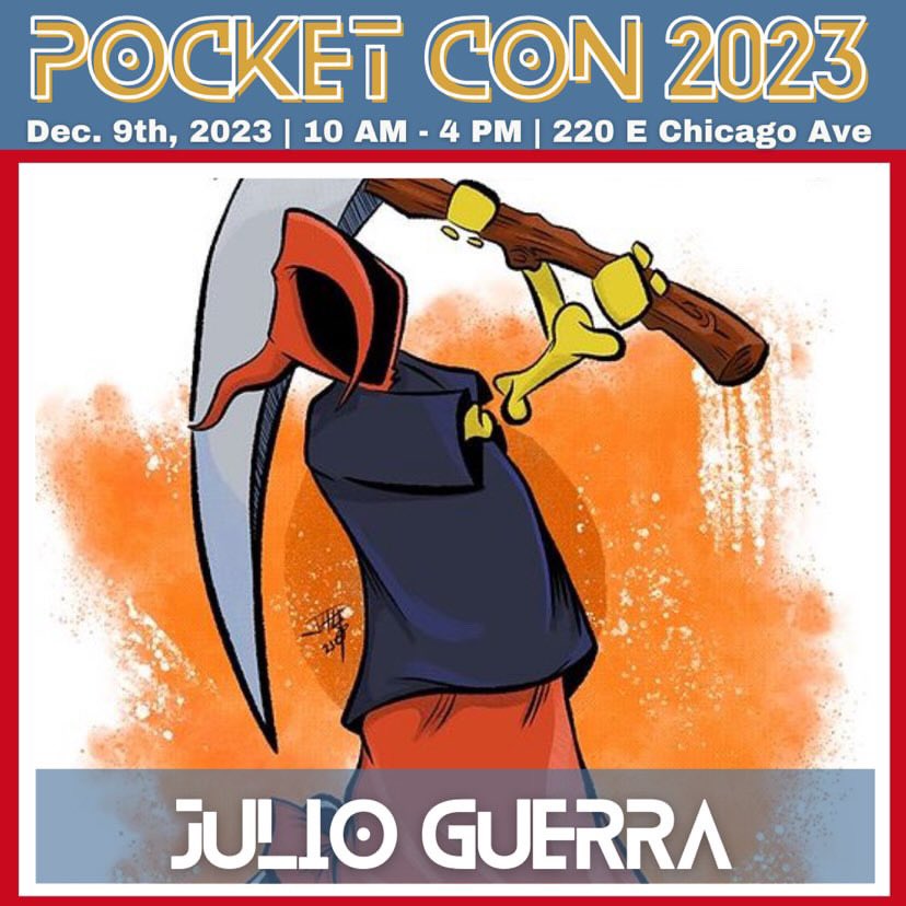LGDA726's tweet photo. Next Saturday 12/9/23 I’ll be at @pocketconchi This a great show with FREE ADMISSION for ALL AGES!
#pocketcon #pocketconchicago #chicago #comics #indiecomics https://t.co/9Jz2zfZCJL