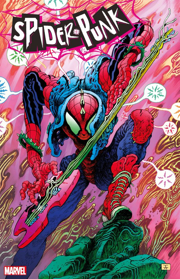 Dave_DSG's tweet photo. Foil variant cover art by #IanBertram for #SPIDERPUNK #1 by @yayforzig and #justinmason, hitting stores in February 2024 from @Marvel!
https://t.co/SedBfBqINo
#spiderman #SpiderVerse #HobieBrown https://t.co/hREJBQymAx