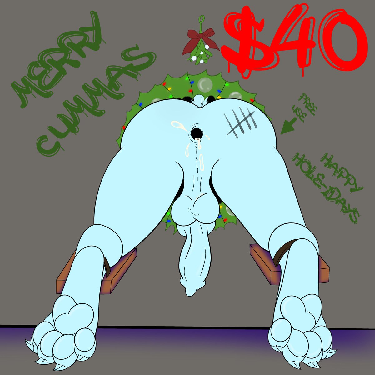 Happy Hole-idays! A special holiday ych is now live!