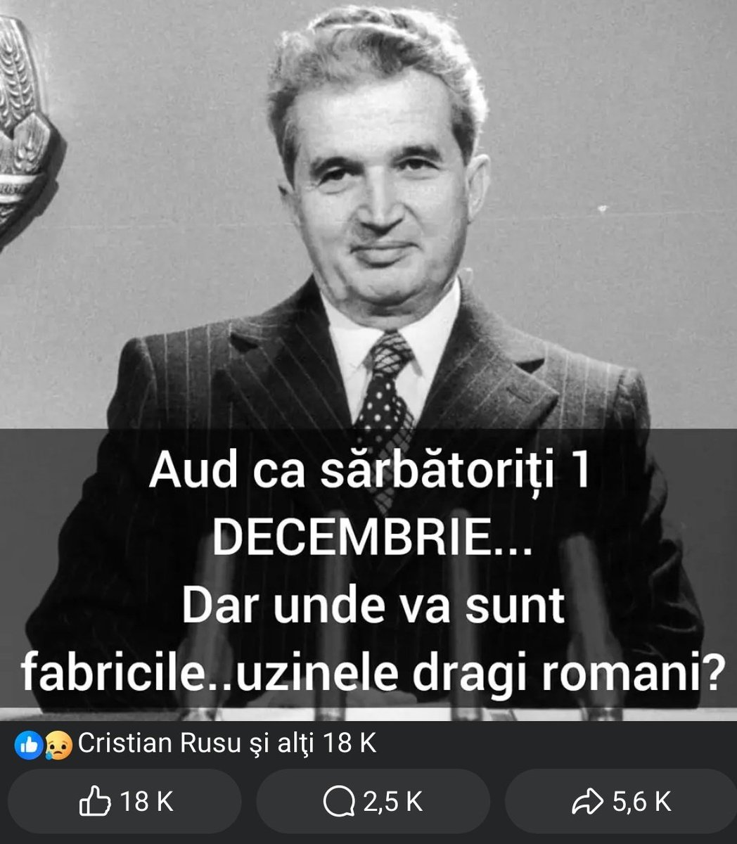 CostinAndriess's tweet photo. PIB-ul Romaniei este azi, cu o populatie mult mai mica, de peste 7 ori mai mare decat pe vremea Impuscatului.
Romania era o inchisoare, traiam in mizerie si saracie, azi e o tara libera, relativ prospera siin cea mai mare alianta militara din istoria omenirii.

AUR vrea inapoi https://t.co/GWSVM1A4OK