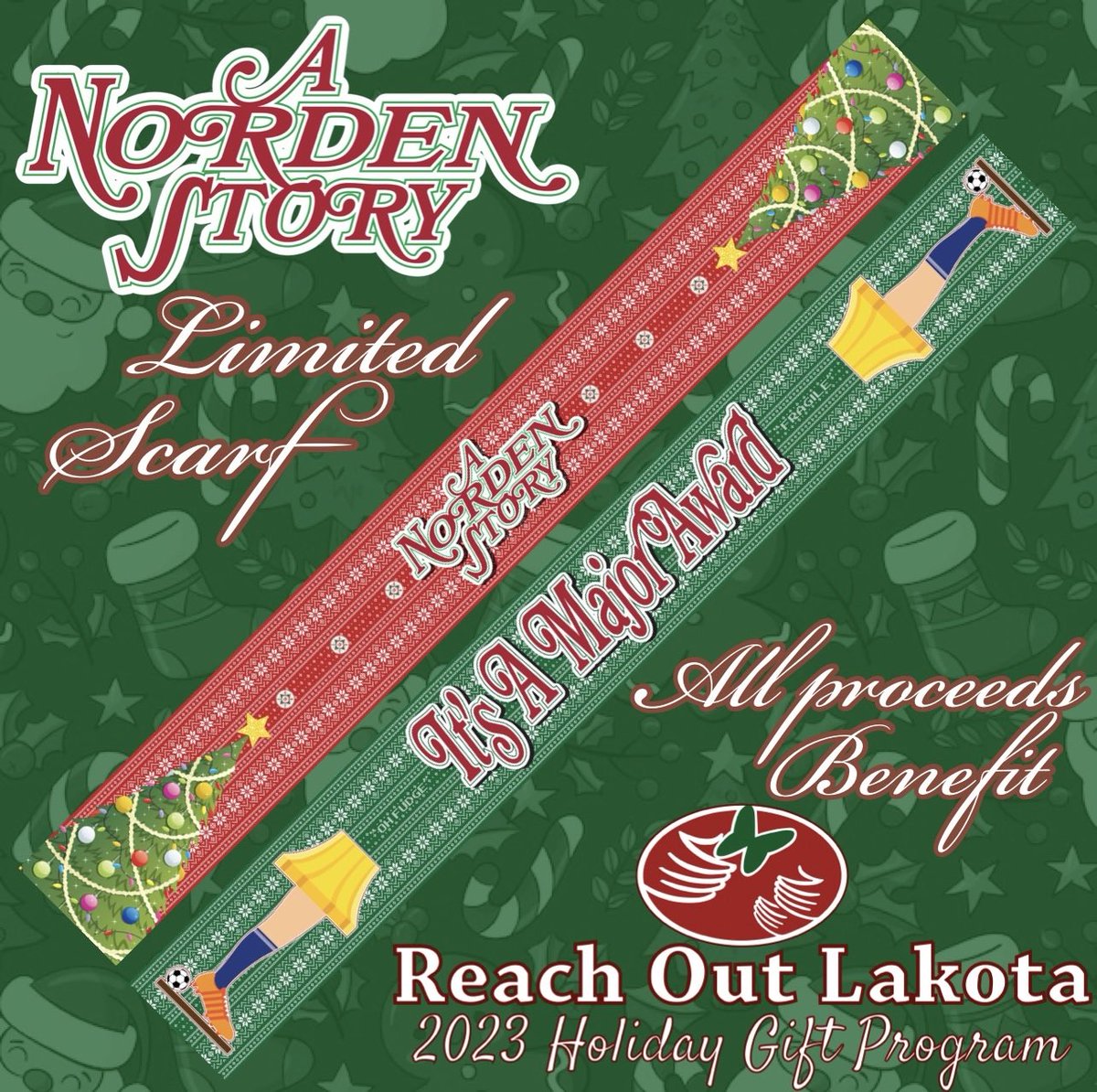 Norden_SG's tweet photo. Excited to announce that our Christmas charity scarf raised $1700 for @ROLakota for families in need this season. That puts our 2023 charitable giving total to $6k. It’s our mission to use passion for #AllForCincy to do good in our city and community. We Want The CUP! 🔶🏆🔷 https://t.co/YYpKeazwem