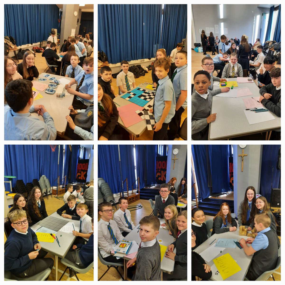 Oor S3 helping out at the Primary 7 Mathematics Challenge during #SpotlightOnNumeracy Week - great job! 
<a href="/OLHSCumbernauld/">OLHS Cumbernauld</a> #TheOurLadysWay