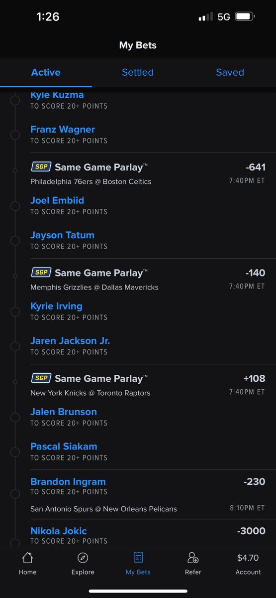 hamzahwins's tweet image. +1115 10 Leg Parlay. Focusing on building my bankroll bit by bit. Im down -3,701.94 since February 20, 2021! Let's get it growing to profit! #fanduel #2yearsin #experience #parlays #hamzahhits
